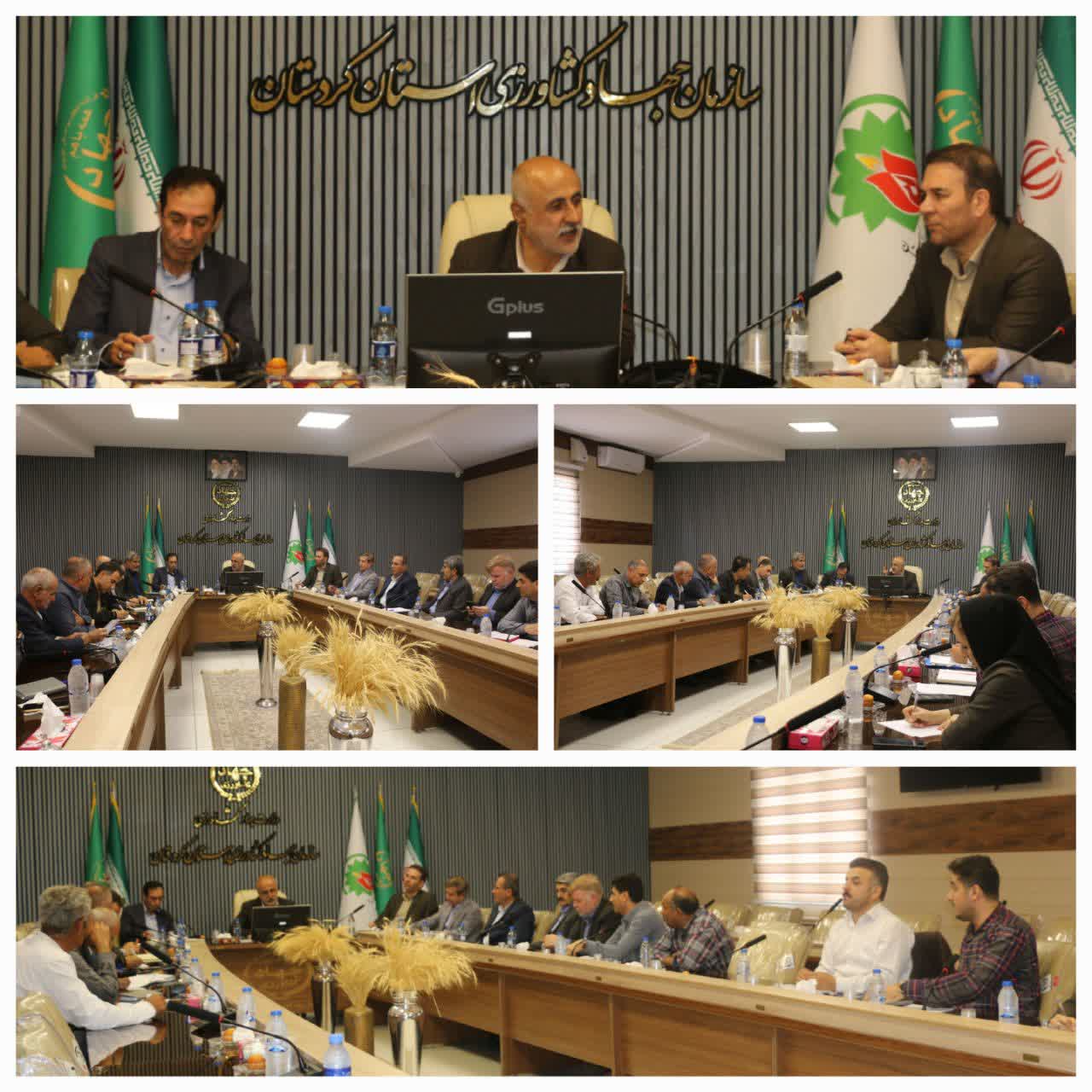 ساماندهی و انسجام‌بخشی به فعالیت اتاق‌های اصناف کشاورزی در کردستان